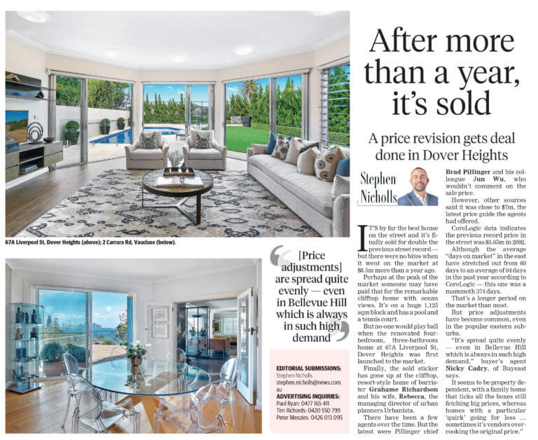 Wentworth Courier Feature Our Oceanview Luxury PillingerPillinger