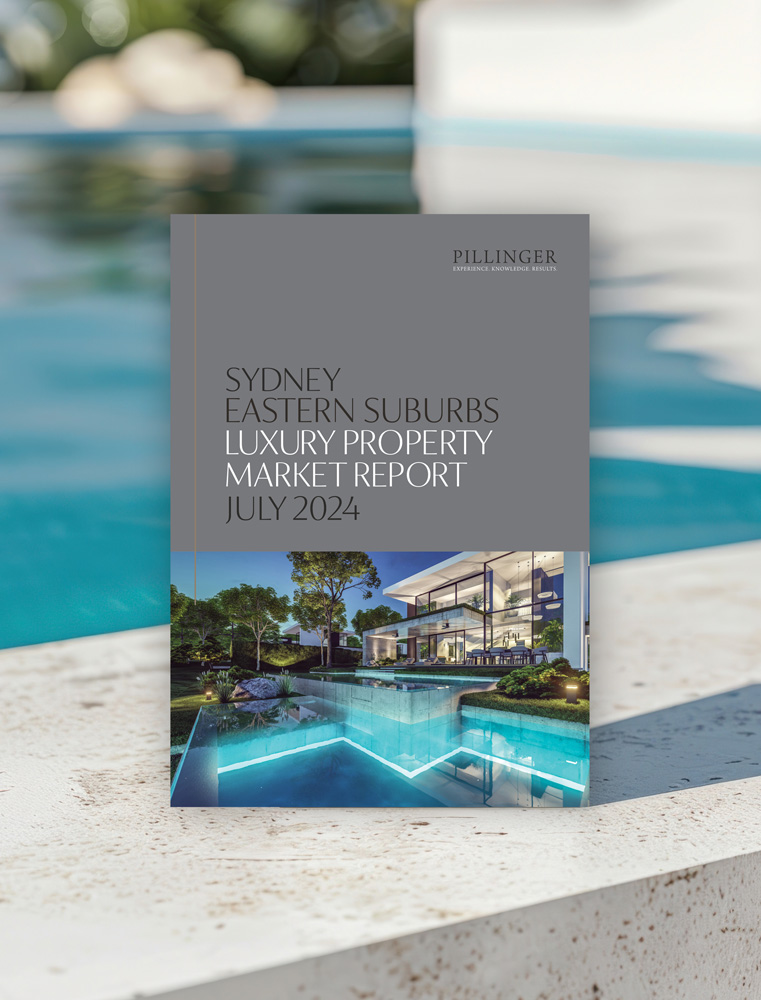 July 2024 Eastern Suburbs Luxury Market Report Cover mockup